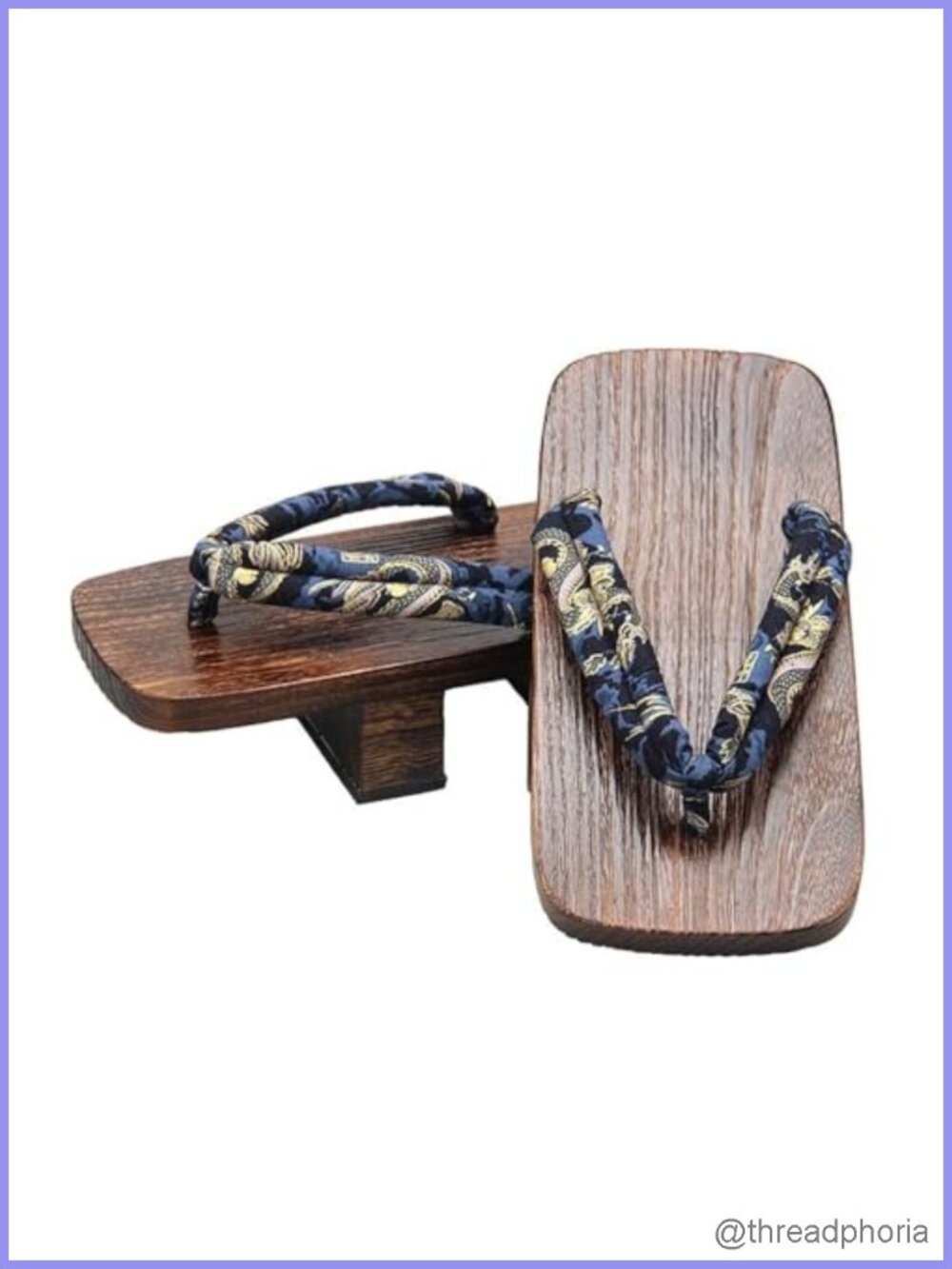 Japanese Geta Sandals Wooden Clogs High Heel Unisex Traditional Flip Flop - Picture 2 of 5